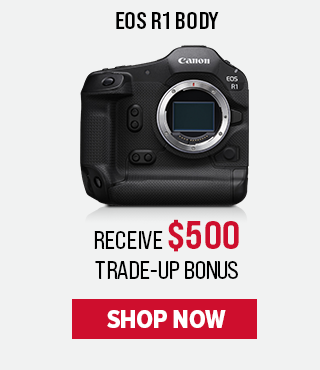 Canon EOS R1 Mirrorless Camera Body - receive a $500 trade-up bonus