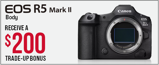 Canon EOS R5 Mark II Mirrorless Camera Body - receive a $200 trade-up bonus